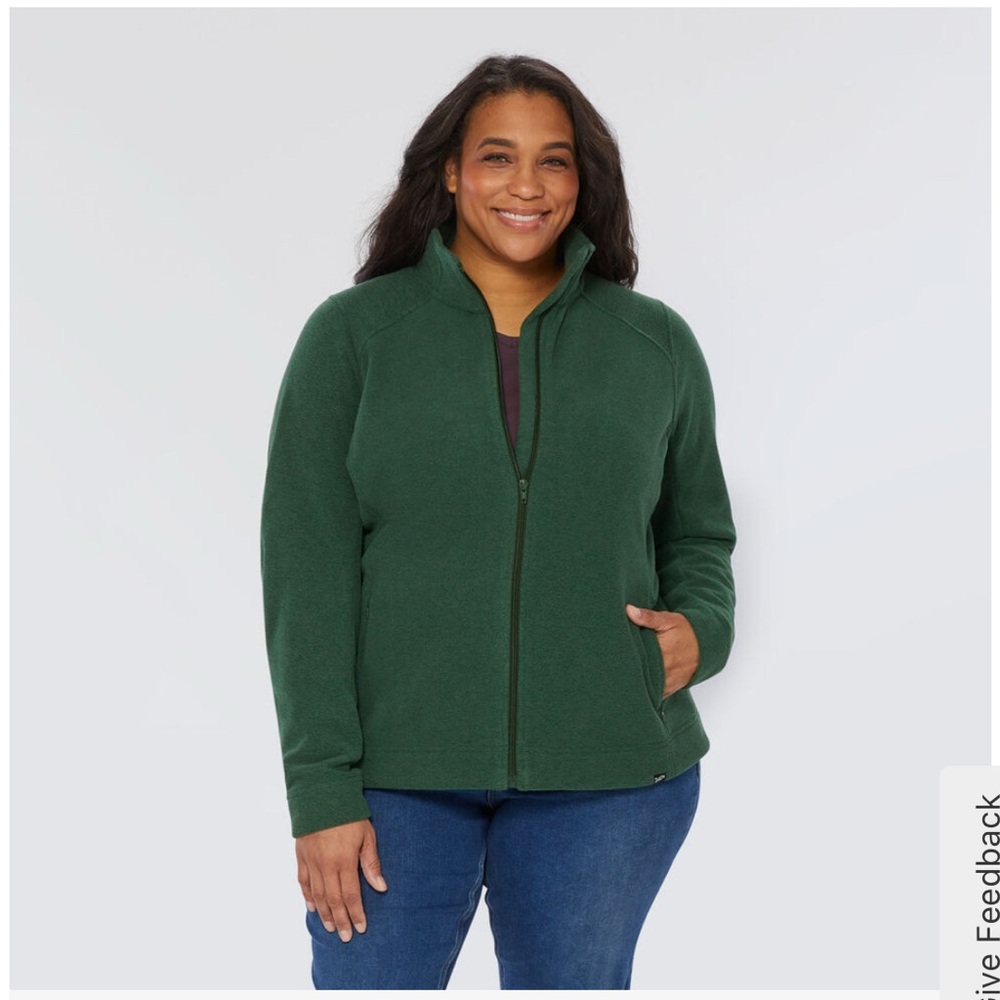 Women's Plus Frost Lake Fleece Full Zip Jacket 4X Duluth Trading Company